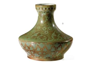 Vaso a fondo verde Vaso a fondo verde